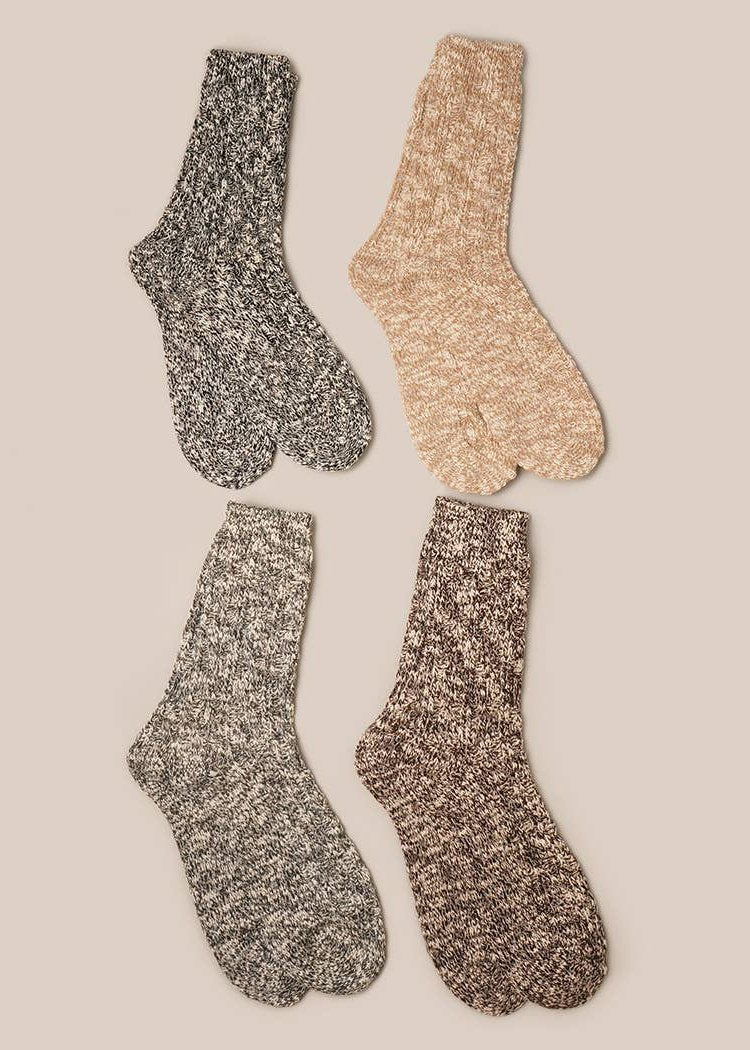 RESTOCK Cotton Blend Crew Length Socks