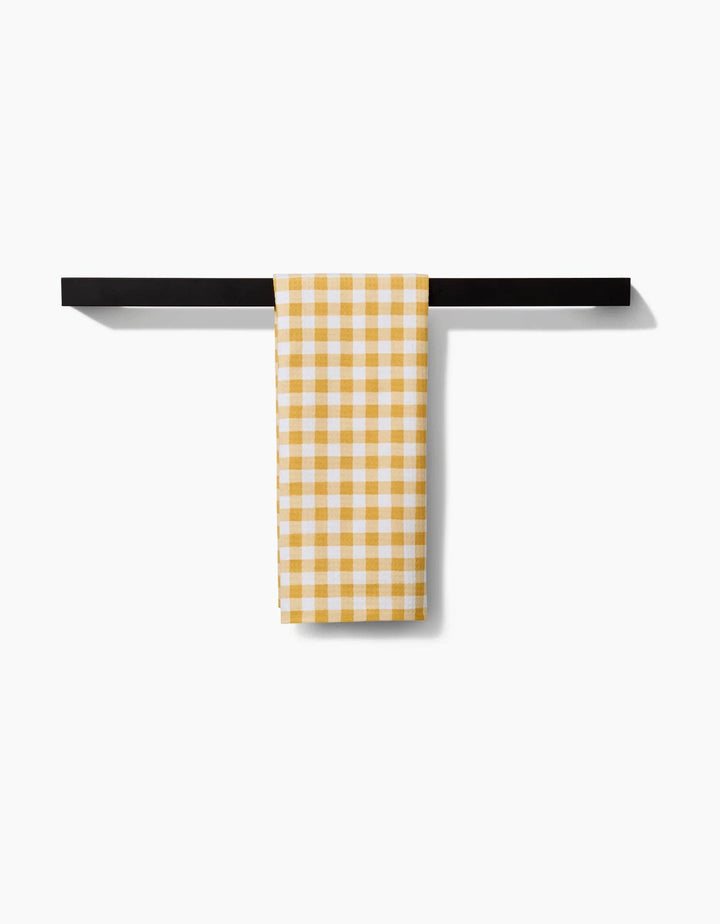 Golden Plaid Luxe Hand Towel