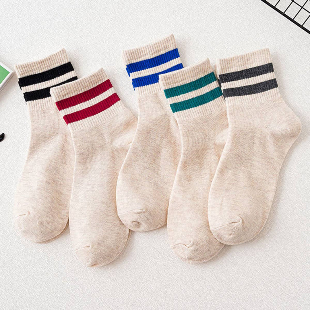 Light Grey & Black Stripe Daily Sock