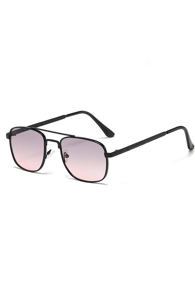 Flat Top Square Frame Sunglasses