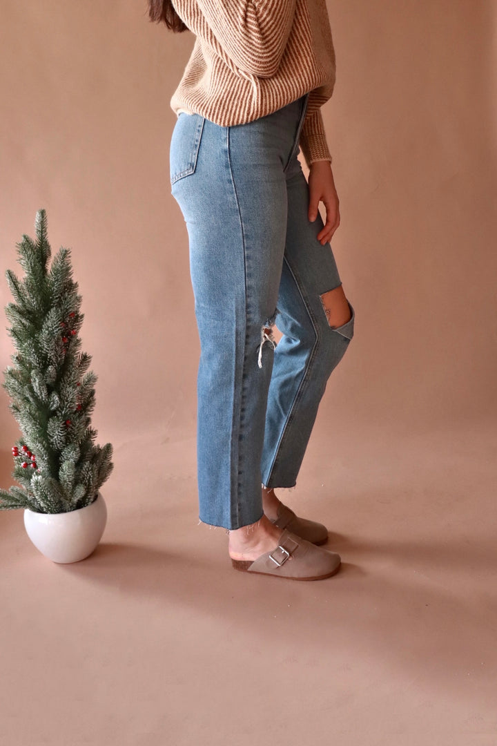 CLEARANCE FINAL SALE Bad to Bone Straight Leg Denim