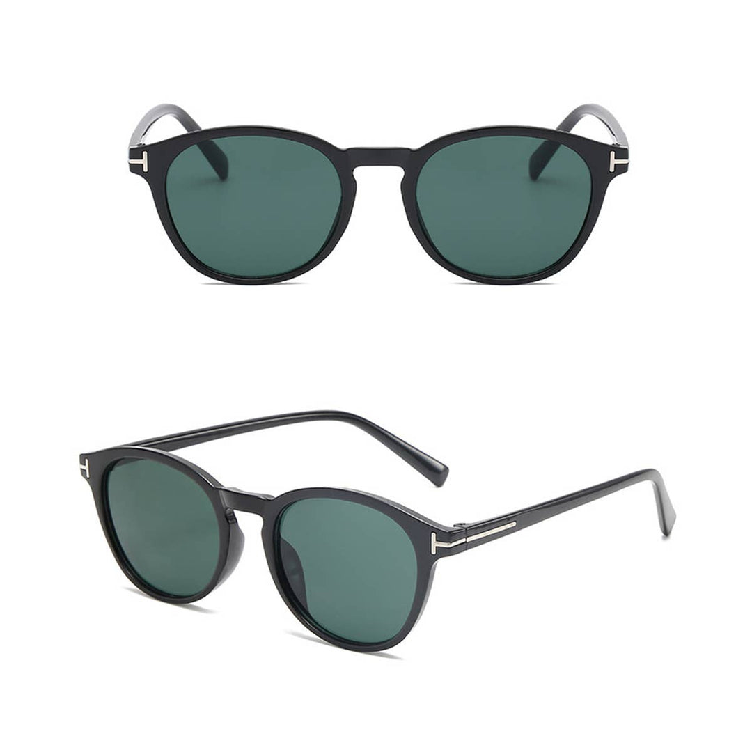 Retro Round Fram Sunglasses