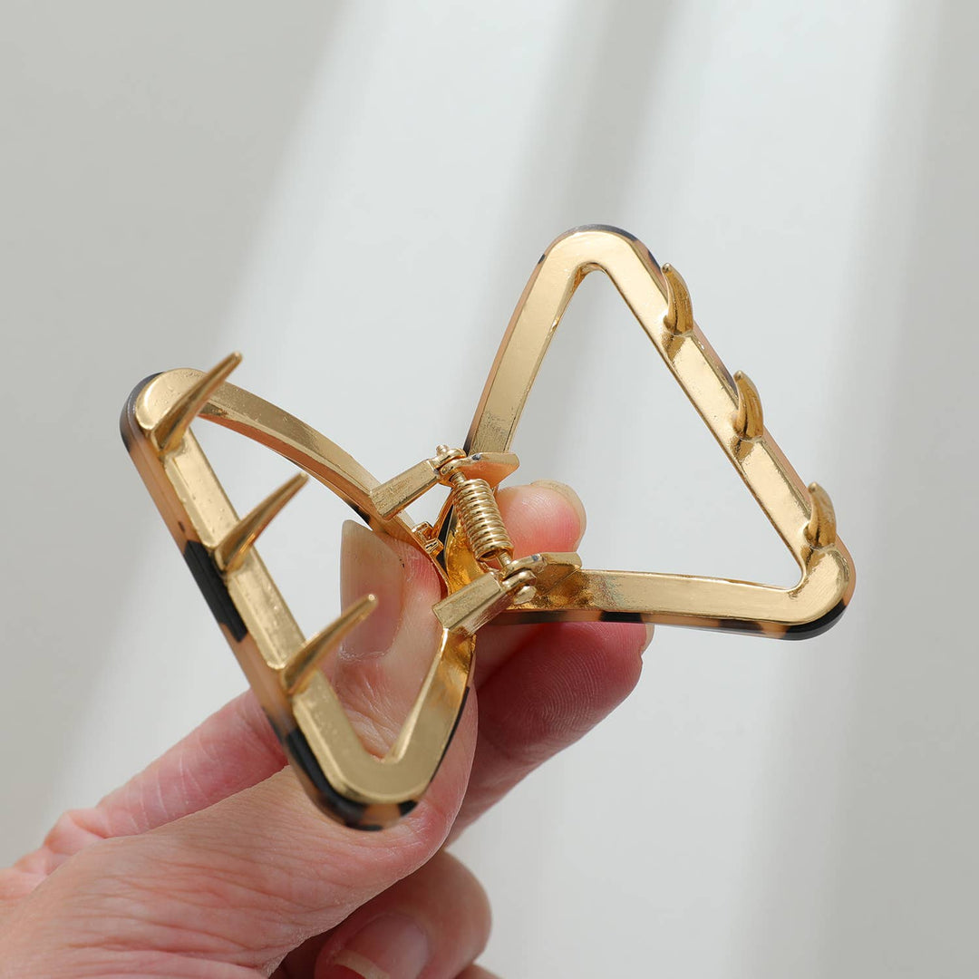 Amelie | Small Metal Triangle Eco-Friendly Claw Clip