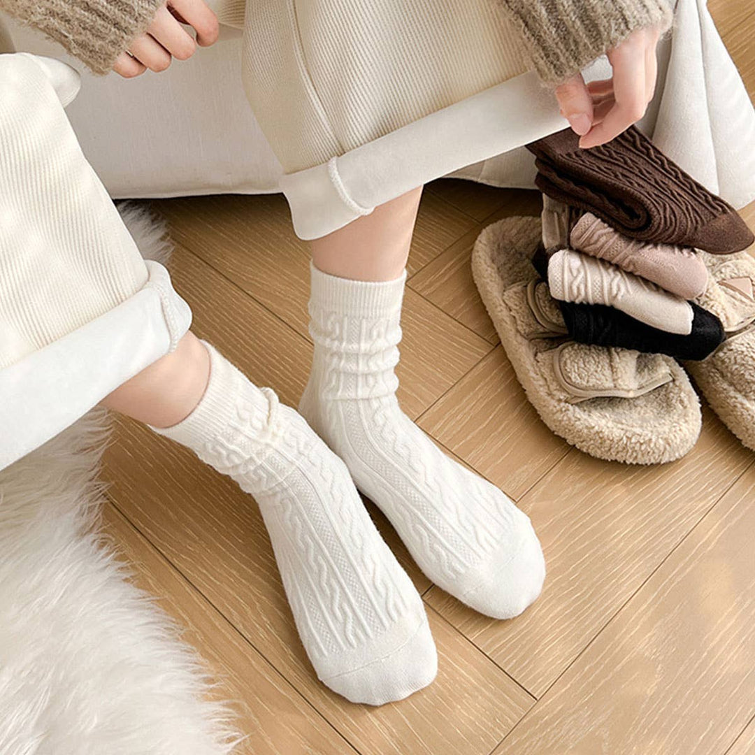 Winter Cashmere Socks in  Light Coffee