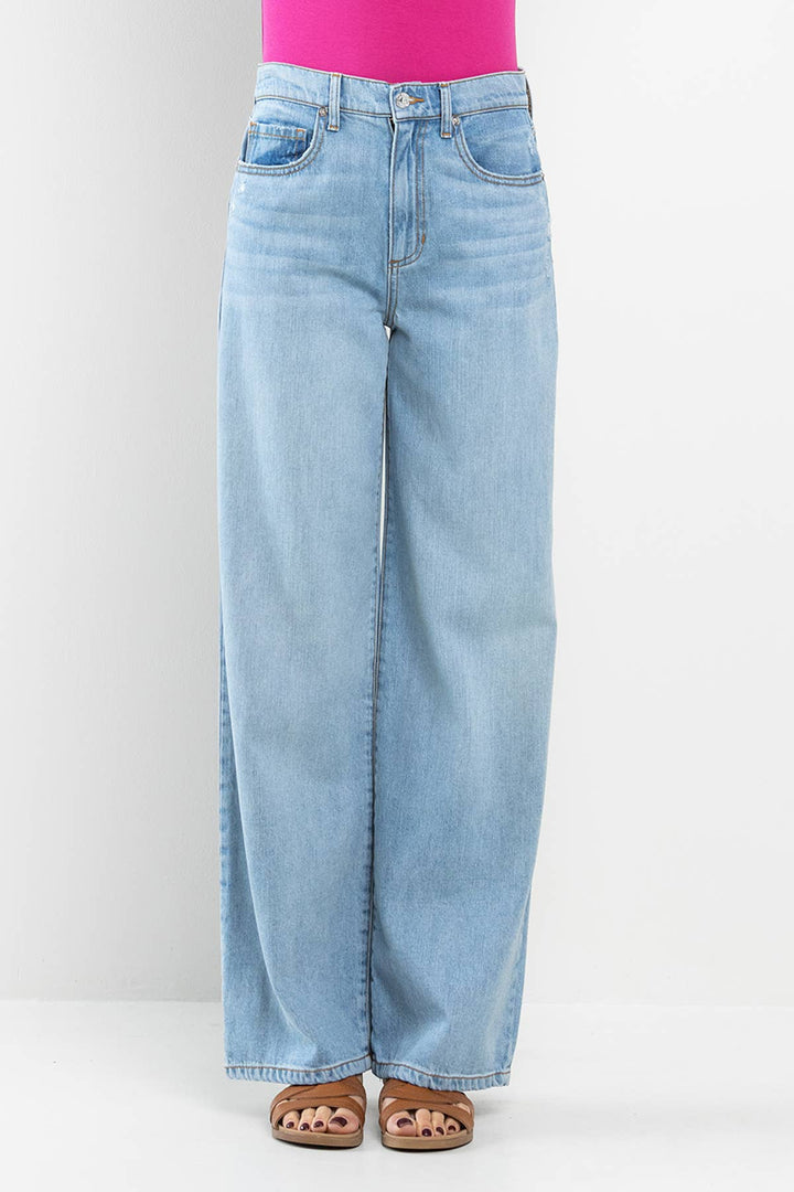 CLEARANCE FINAL SALE April High Rise Wide Leg Denim Jeans