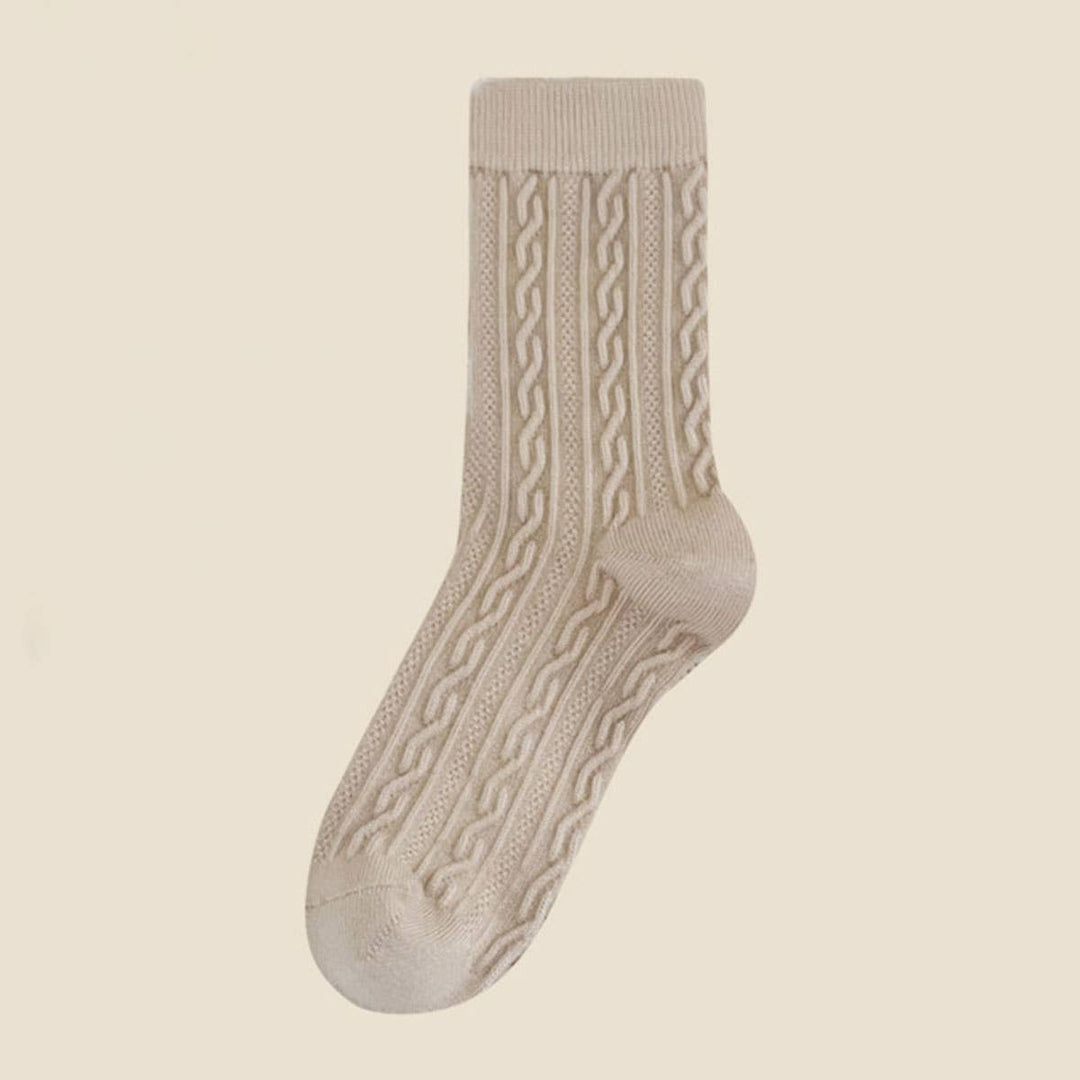 Winter Cashmere Socks in  Light Coffee