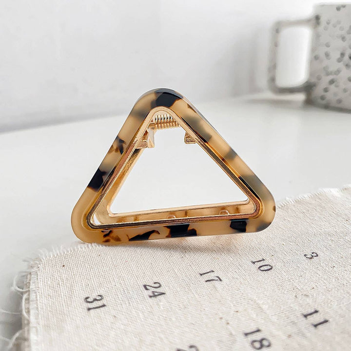 ACETATE  HAIR CLAW CLIP PYRAMID MINI