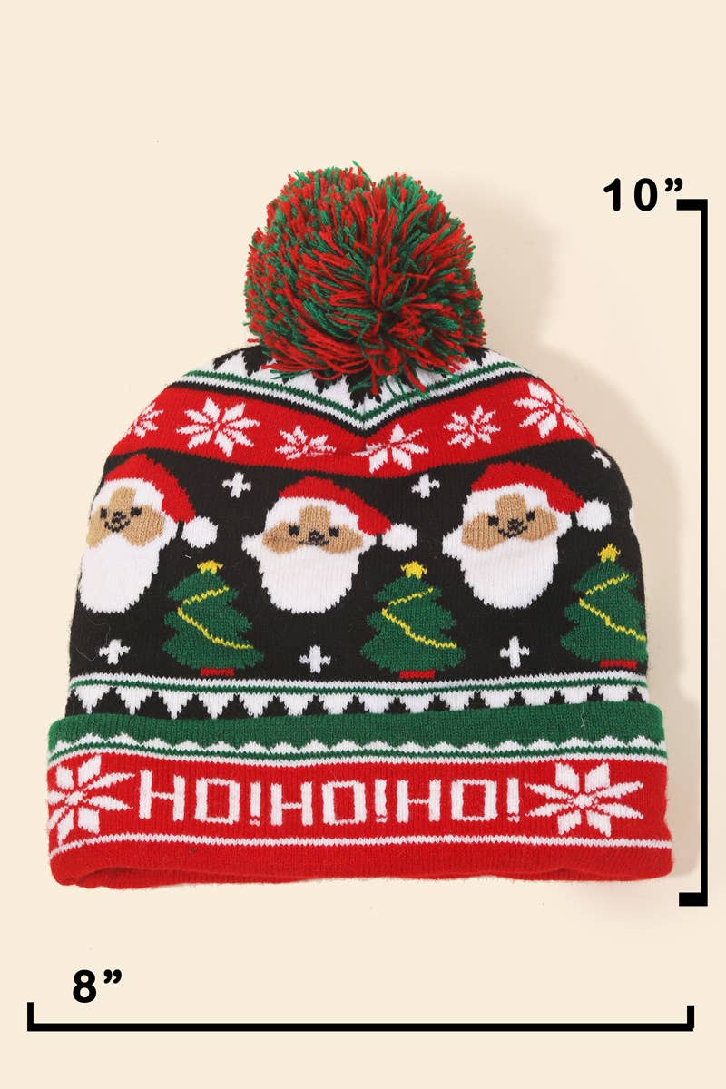 Santa Claus Christmas Beanie