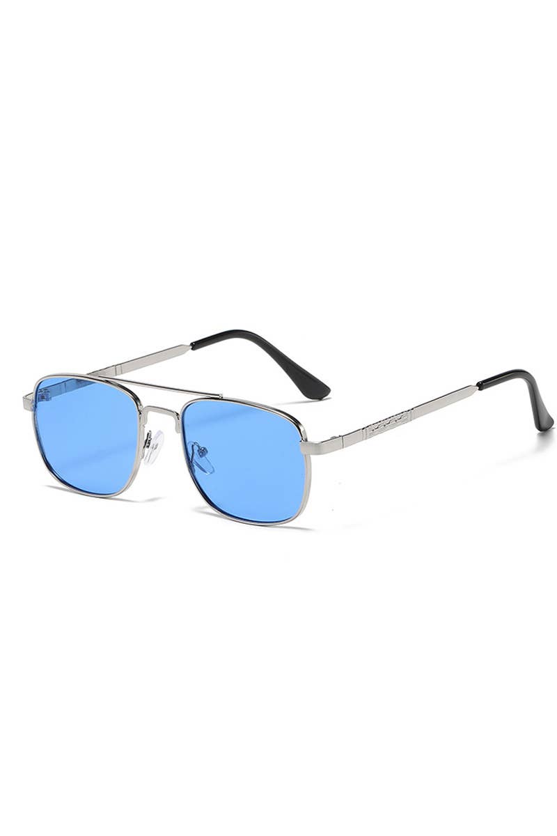 Flat Top Square Frame Sunglasses