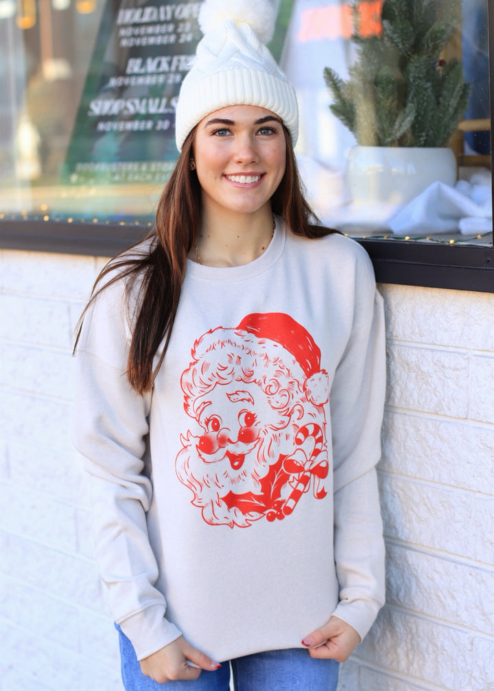 Santa Graphic Sweatshirt