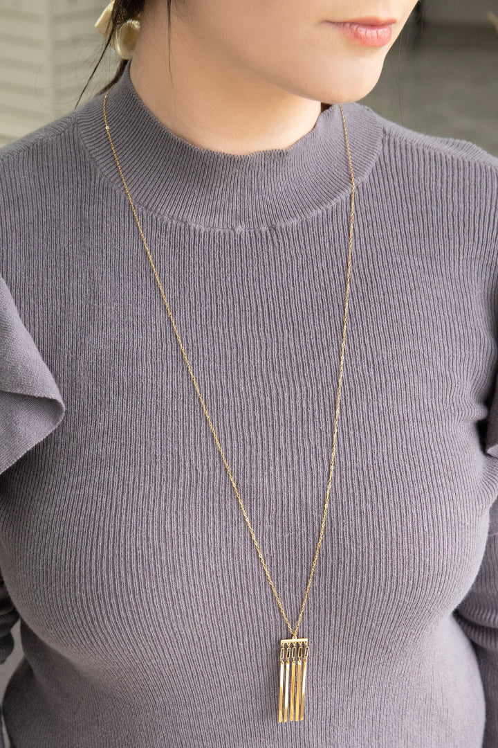 Golden Drape Necklace (14K)