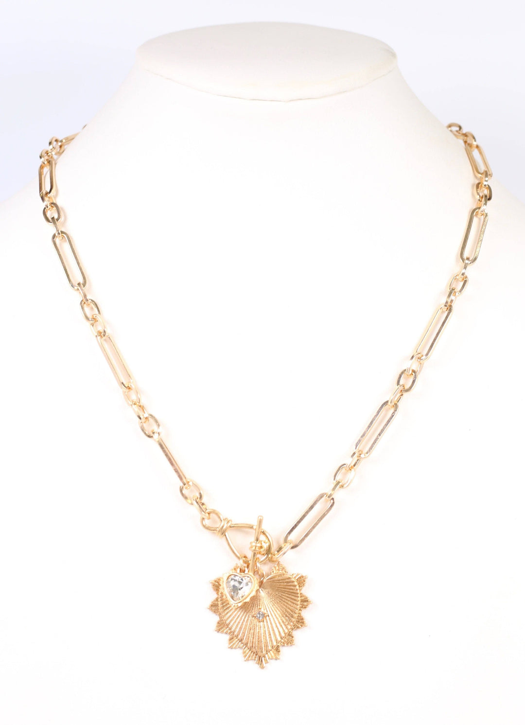 Brogan Heart Necklace GOLD