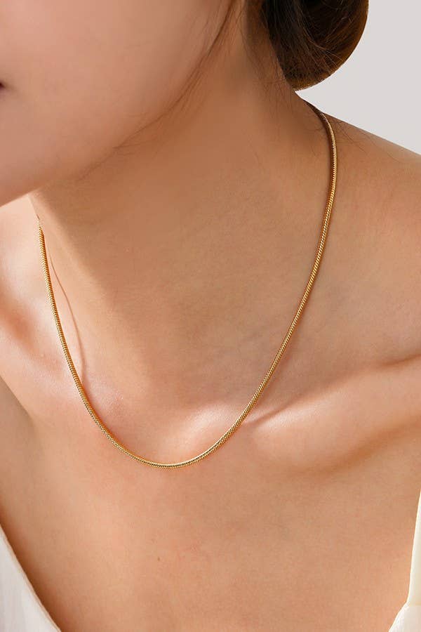 STAINLESS STEEL WATERPROOF TARNISH FREE NECKLACE