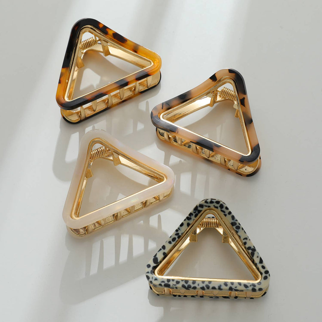 Amelie | Small Metal Triangle Eco-Friendly Claw Clip