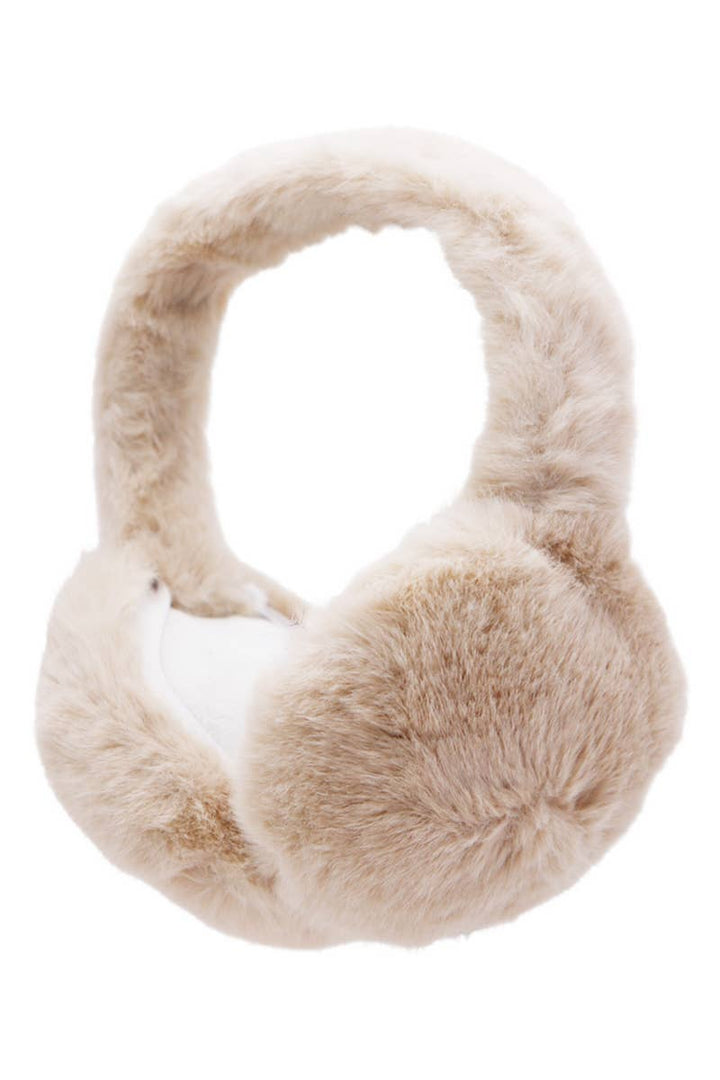 DOORBUSTER Fluffy Faux Fur Foldable Winter Earmuffs