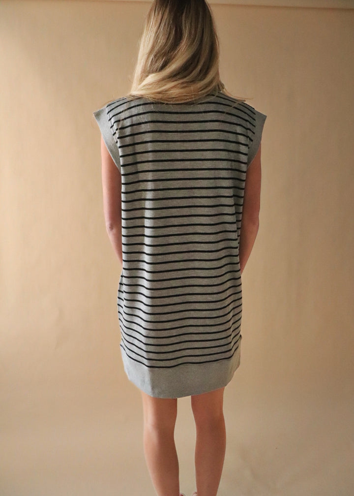 Zipped & Ready Stripe Dress