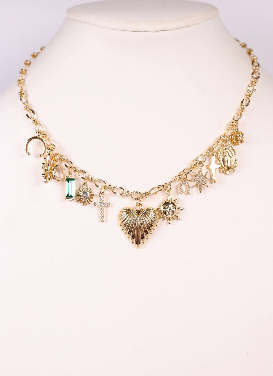 Natalya Charm Necklace GOLD