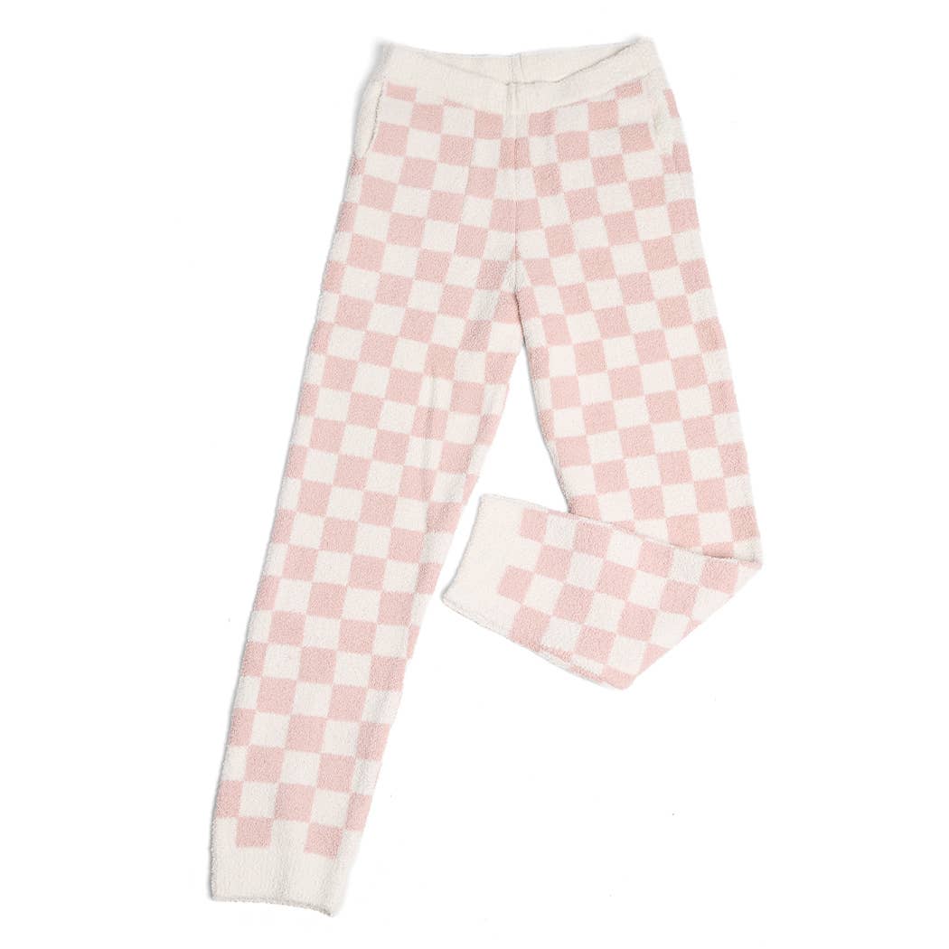 Checkered Lounge Terry Sweatpants