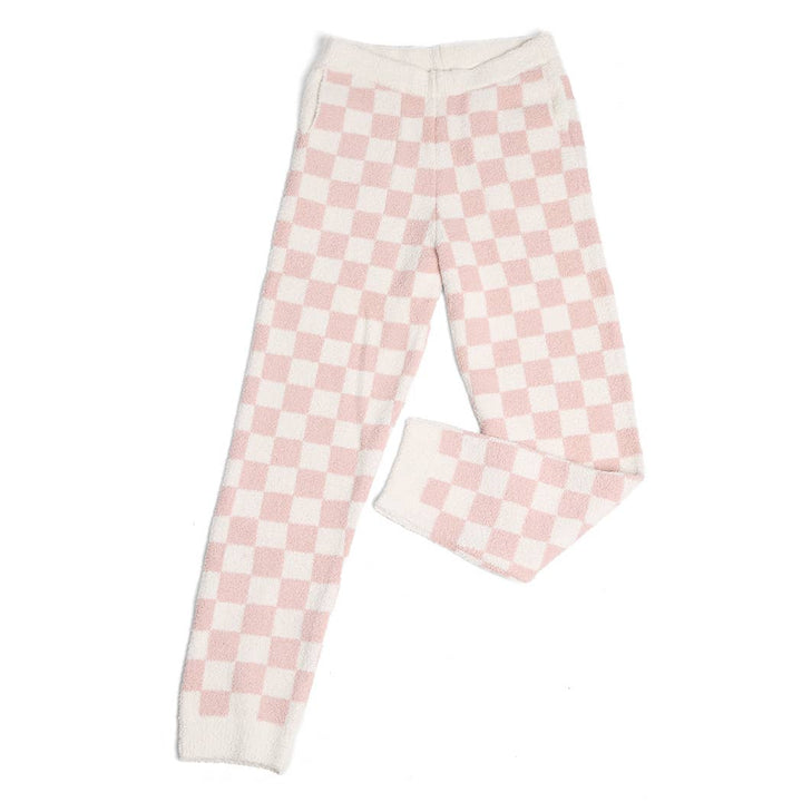 Checkered Lounge Terry Sweatpants