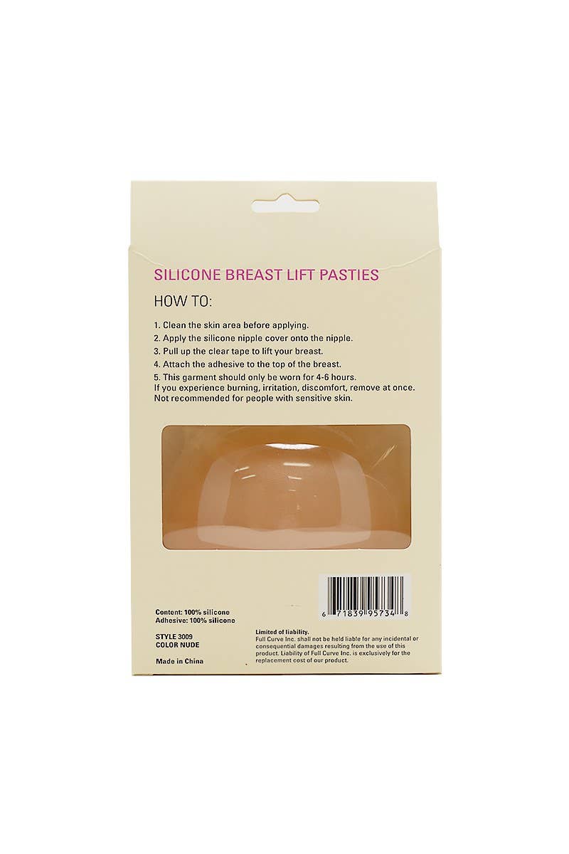 Fullness 3009 Silicone Breast Lift Pasties Nude