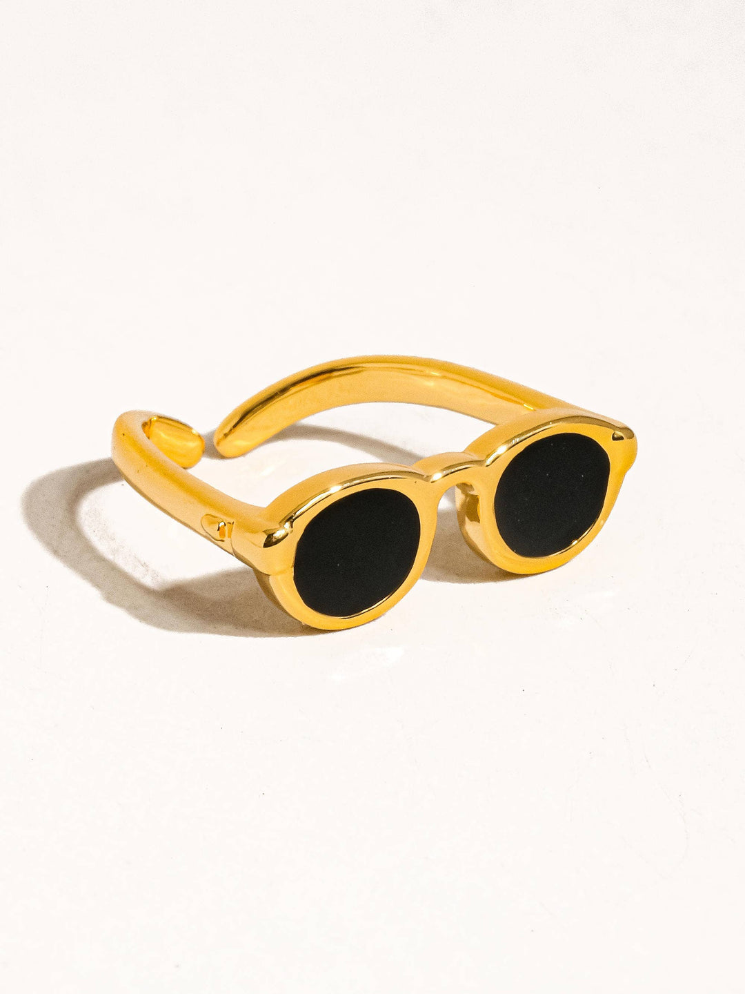 Dean  18K Gold Sunglasses Adjustable Ring