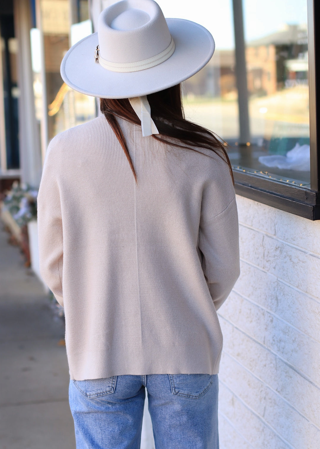 Mae Cardigan in Sand Beige