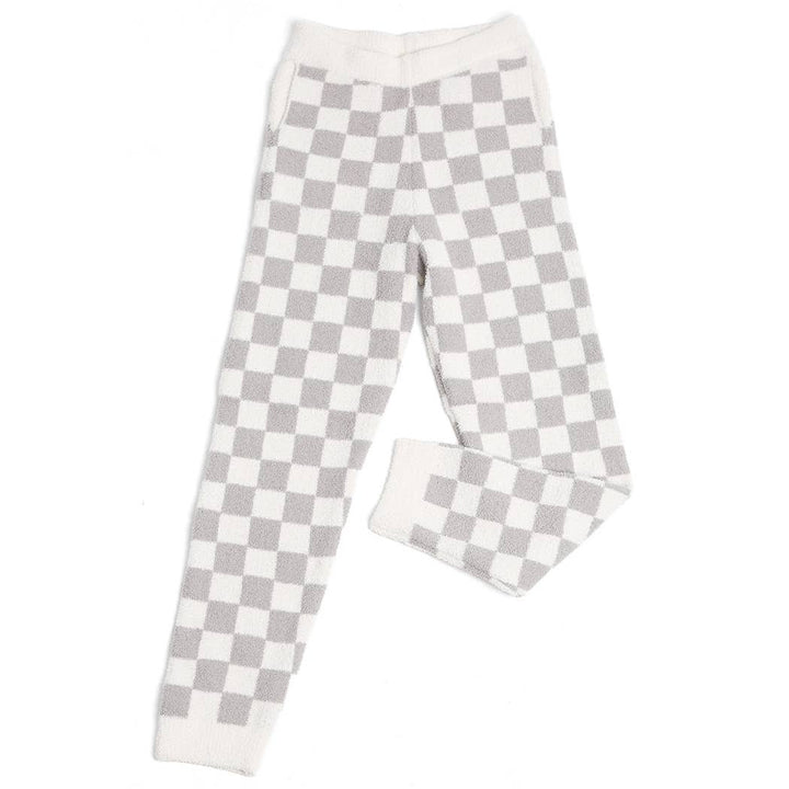 Checkered Lounge Terry Sweatpants