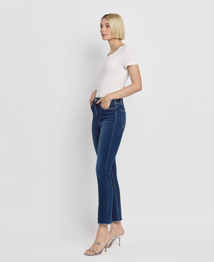 Growing Light Super High Rise Slim Straight Denim Jeans