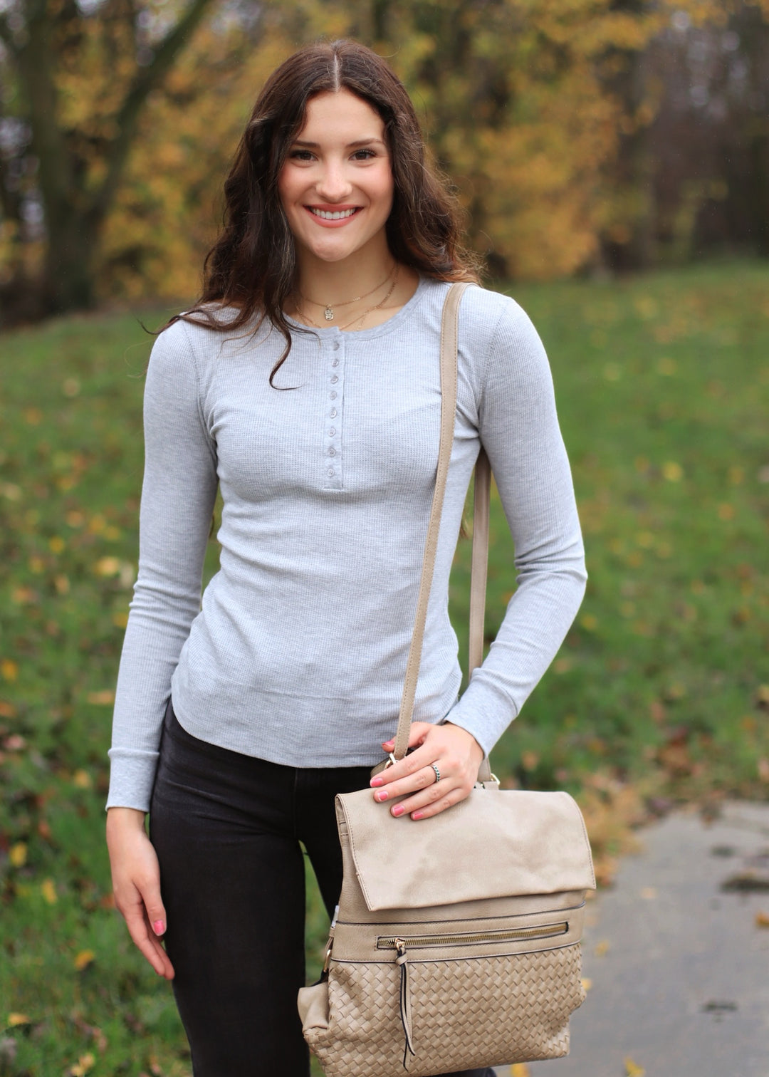 Henley Top - Long Sleeve Thermal