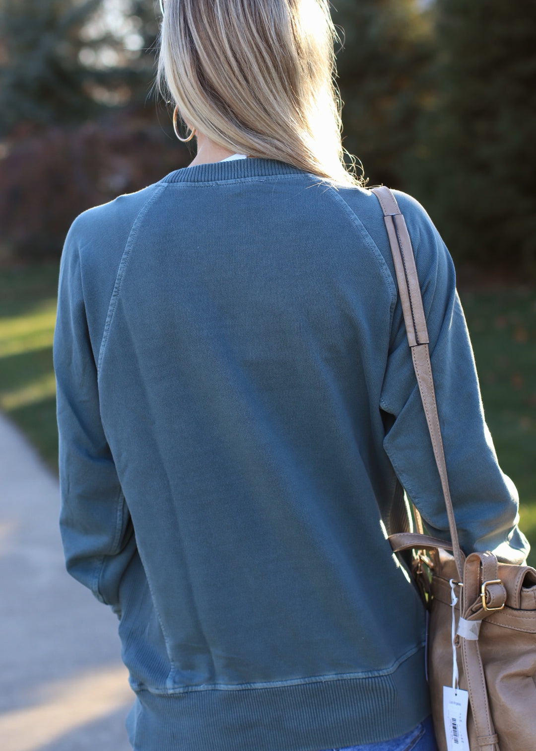 Pocket Pullover in Ash Jade