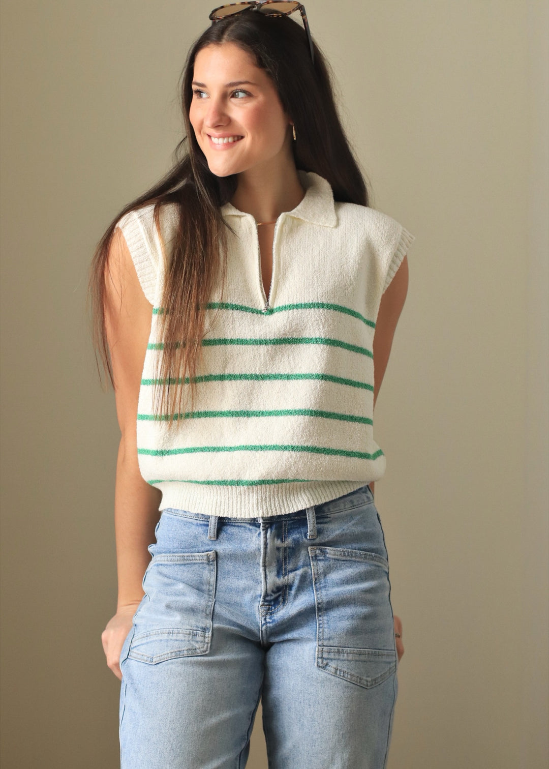 Rylee Stripe Sweater Top