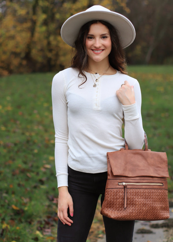 Henley Top - Long Sleeve Thermal