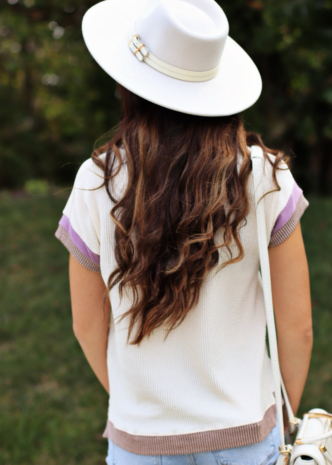 CLEARANCE FINAL SALE Cormac Ribbed Top in Cream