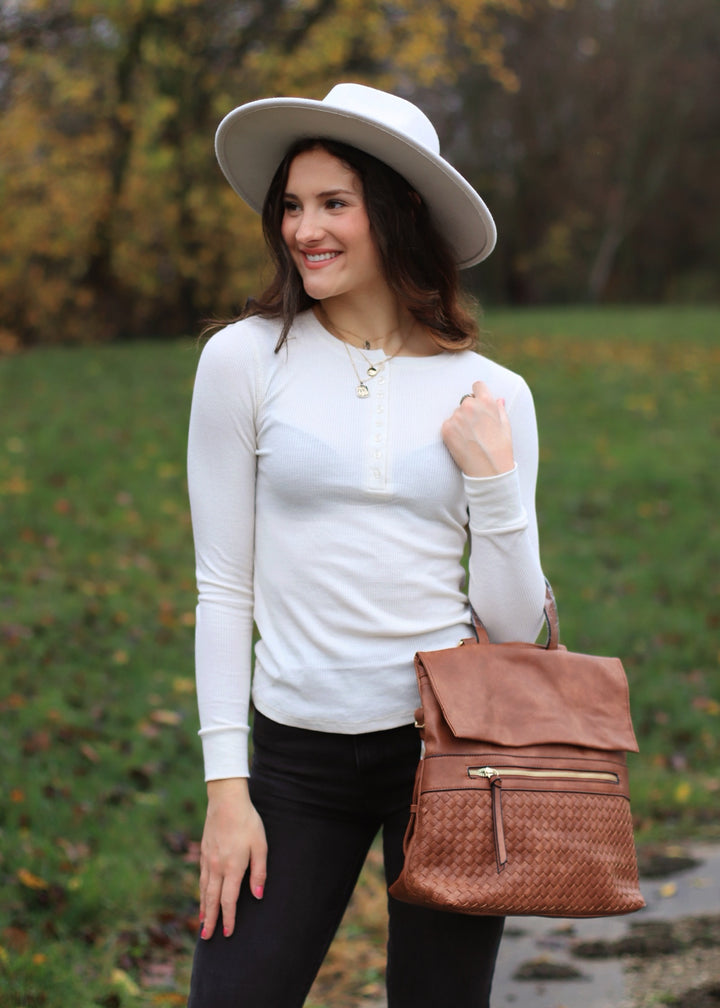 Henley Top - Long Sleeve Thermal