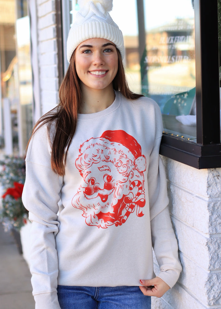 Santa Graphic Sweatshirt