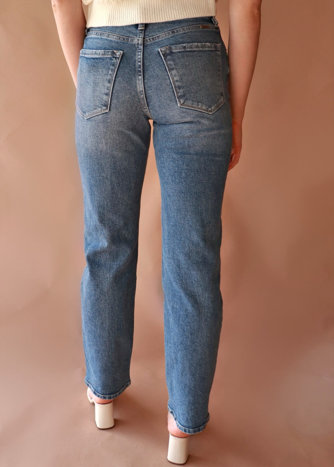 CLEARANCE FINAL SALE Jude Medium Wash Relaxed Fit Denim - Kan Can