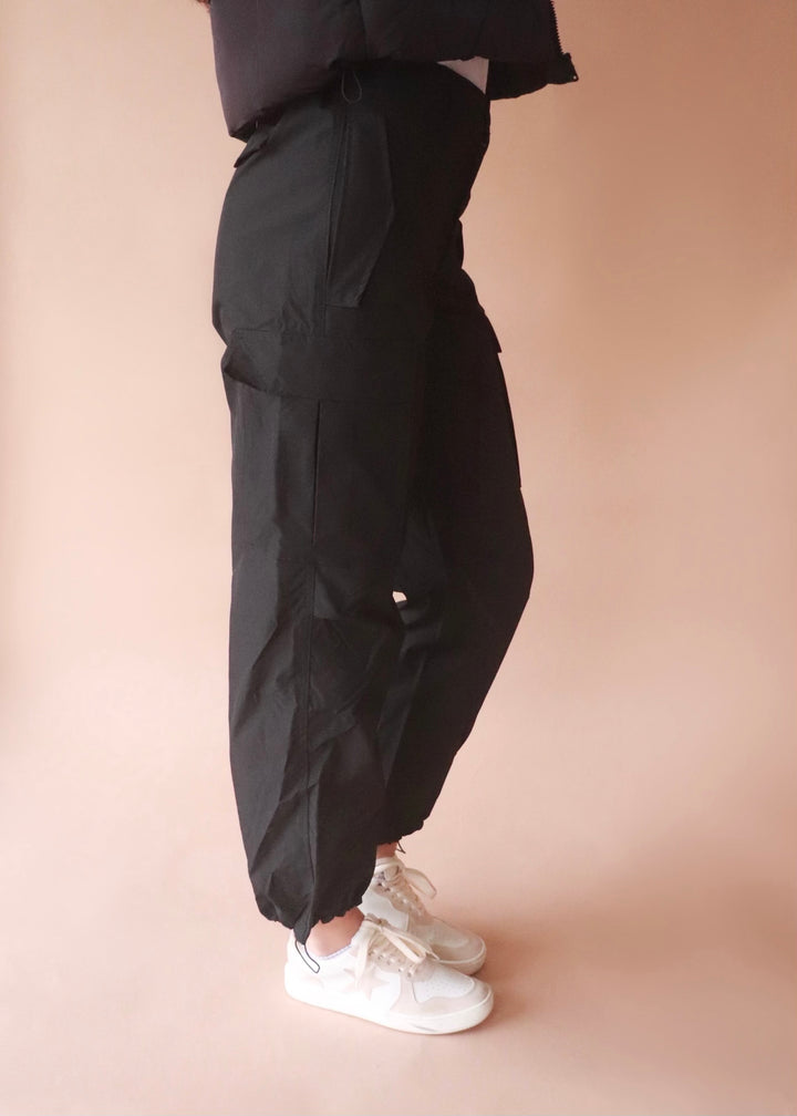 CLEARANCE FINAL SALE Cargo Pants With Elastic Waist Band