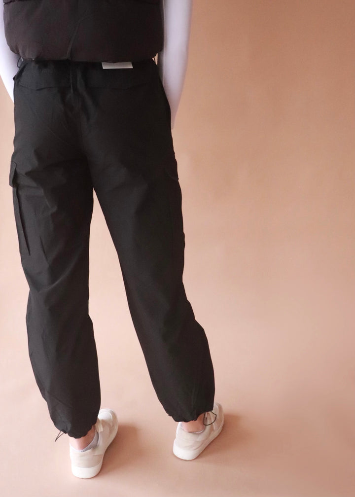 CLEARANCE FINAL SALE Cargo Pants With Elastic Waist Band