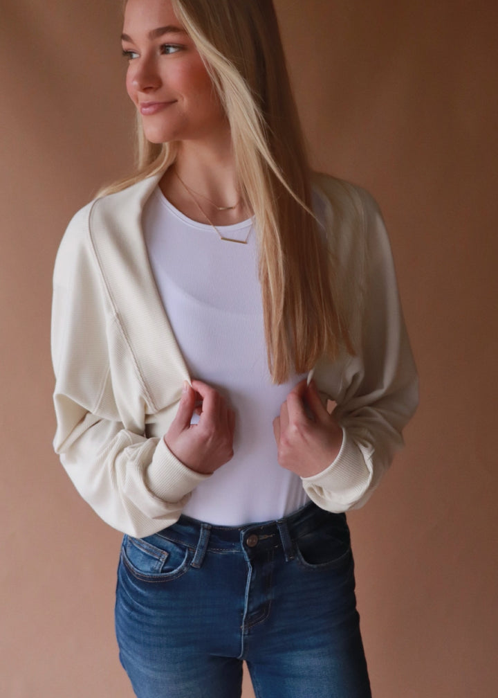 CLEARANCE FINAL SALE Fifth Avenue Long Sleeve Bolero Top