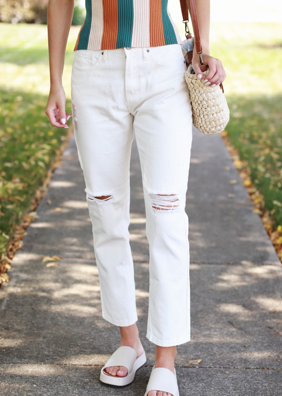 CLEARANCE FINAL SALE Past Labor Day White Denim