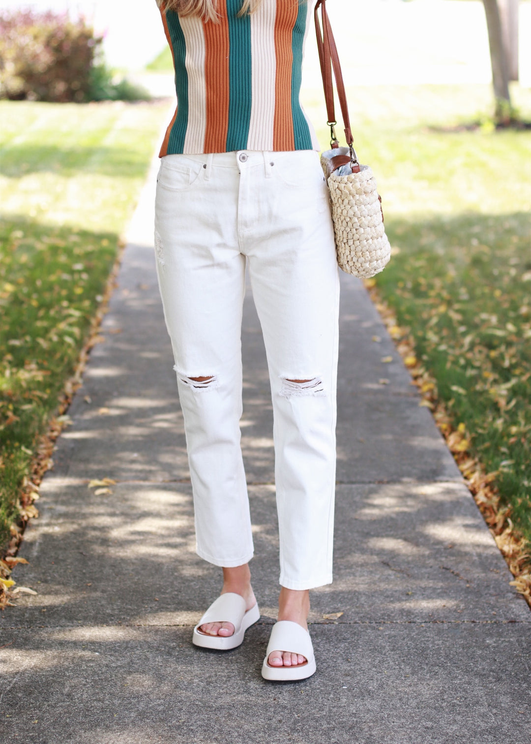 CLEARANCE FINAL SALE Past Labor Day White Denim