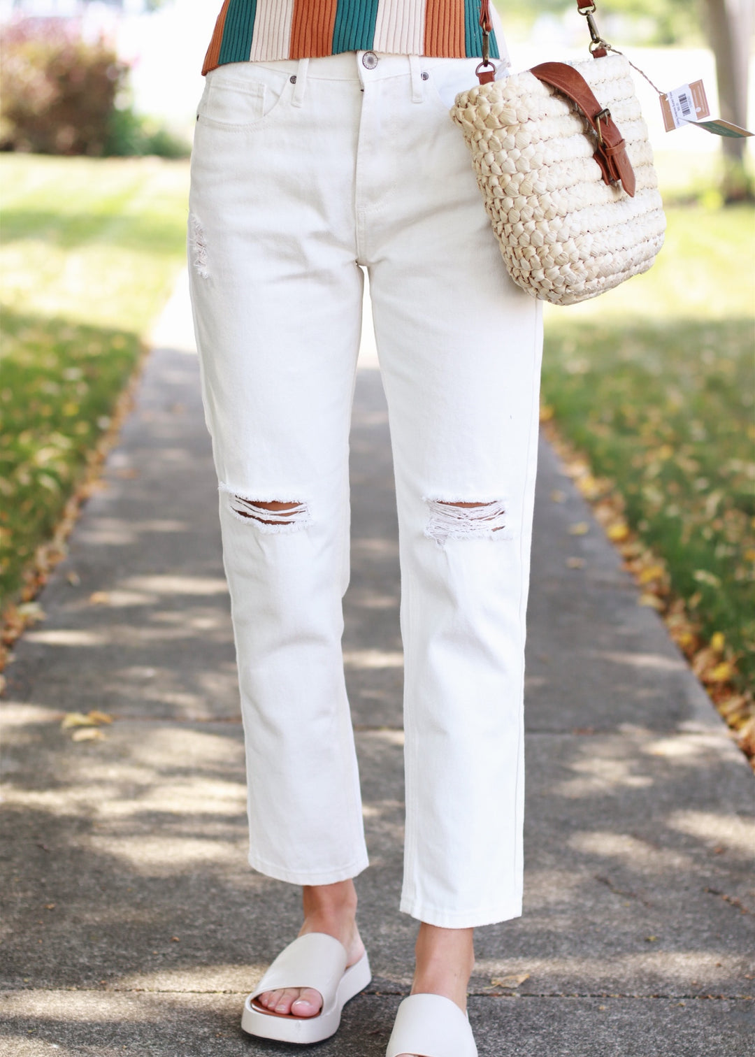 CLEARANCE FINAL SALE Past Labor Day White Denim