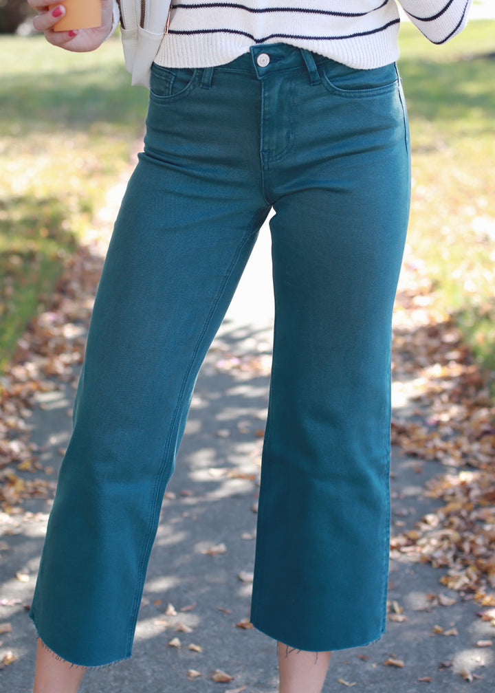 CLEARANCE FINAL SALE Balsam Wide Leg Jeans - Vervet