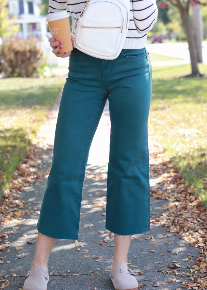 CLEARANCE FINAL SALE Balsam Wide Leg Jeans - Vervet