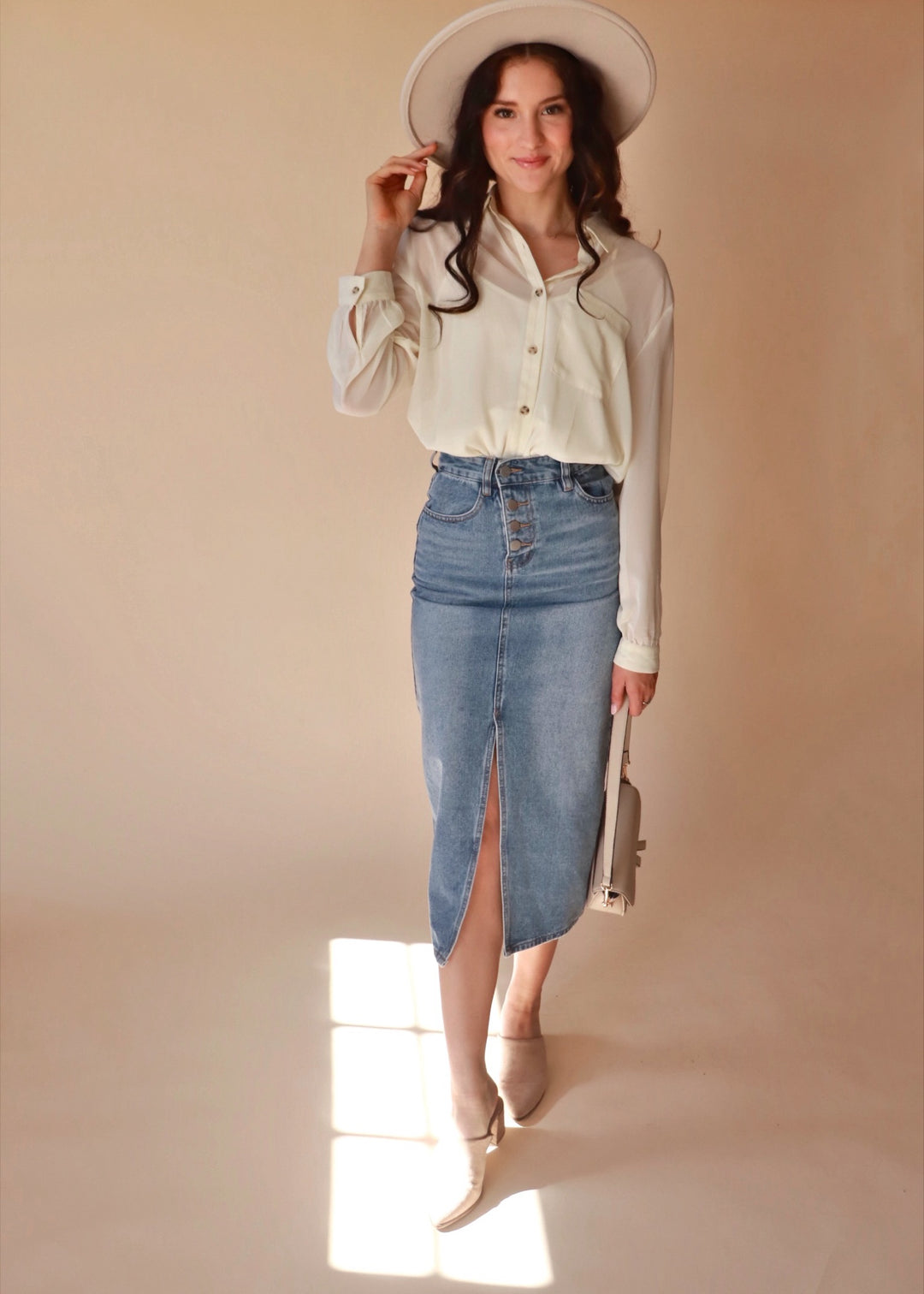 CLEARANCE FINAL SALE Frankie Button Down Top