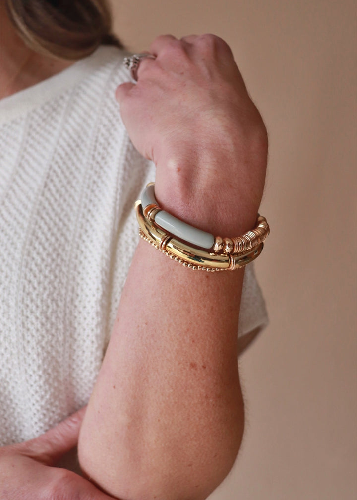 Vance Mint & Gold Bracelet