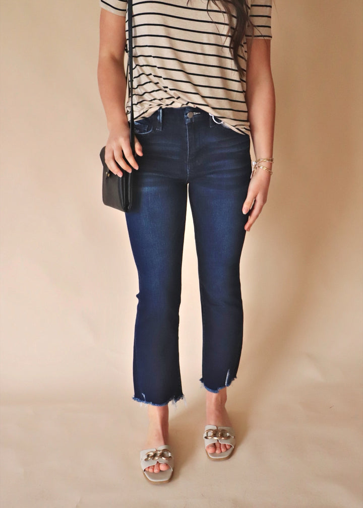 Feasible High Rise Kick Flare Jeans