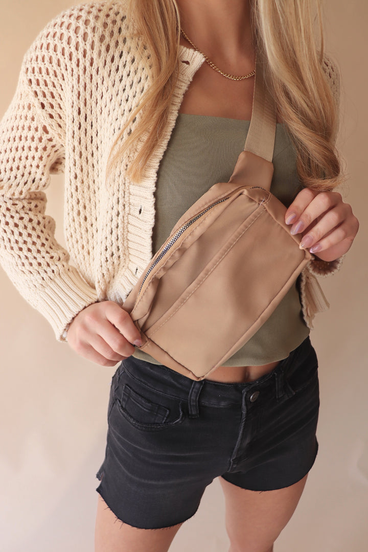 Minimal Matte Belt Fanny Pack