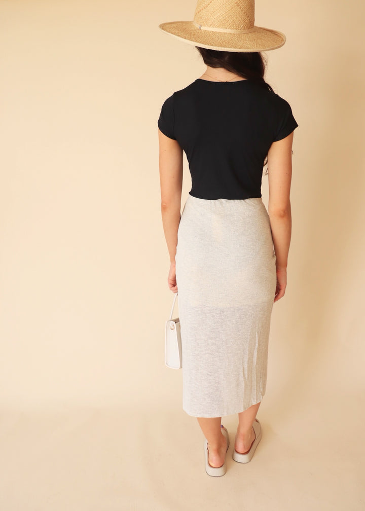 CLEARANCE FINAL SALE Rayne Wrap Self-Tie Skirt