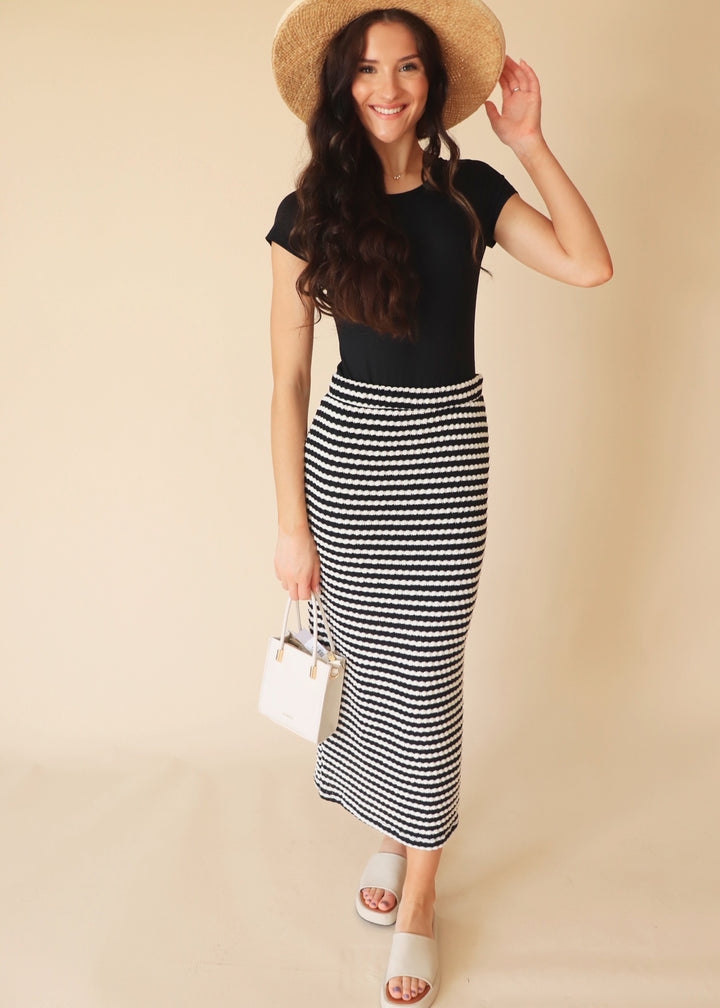 Miriam Stripe Skirt